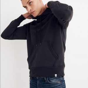 Madewell NWT Men's Black Pullover Hoodie Sweatshirt Size Medium